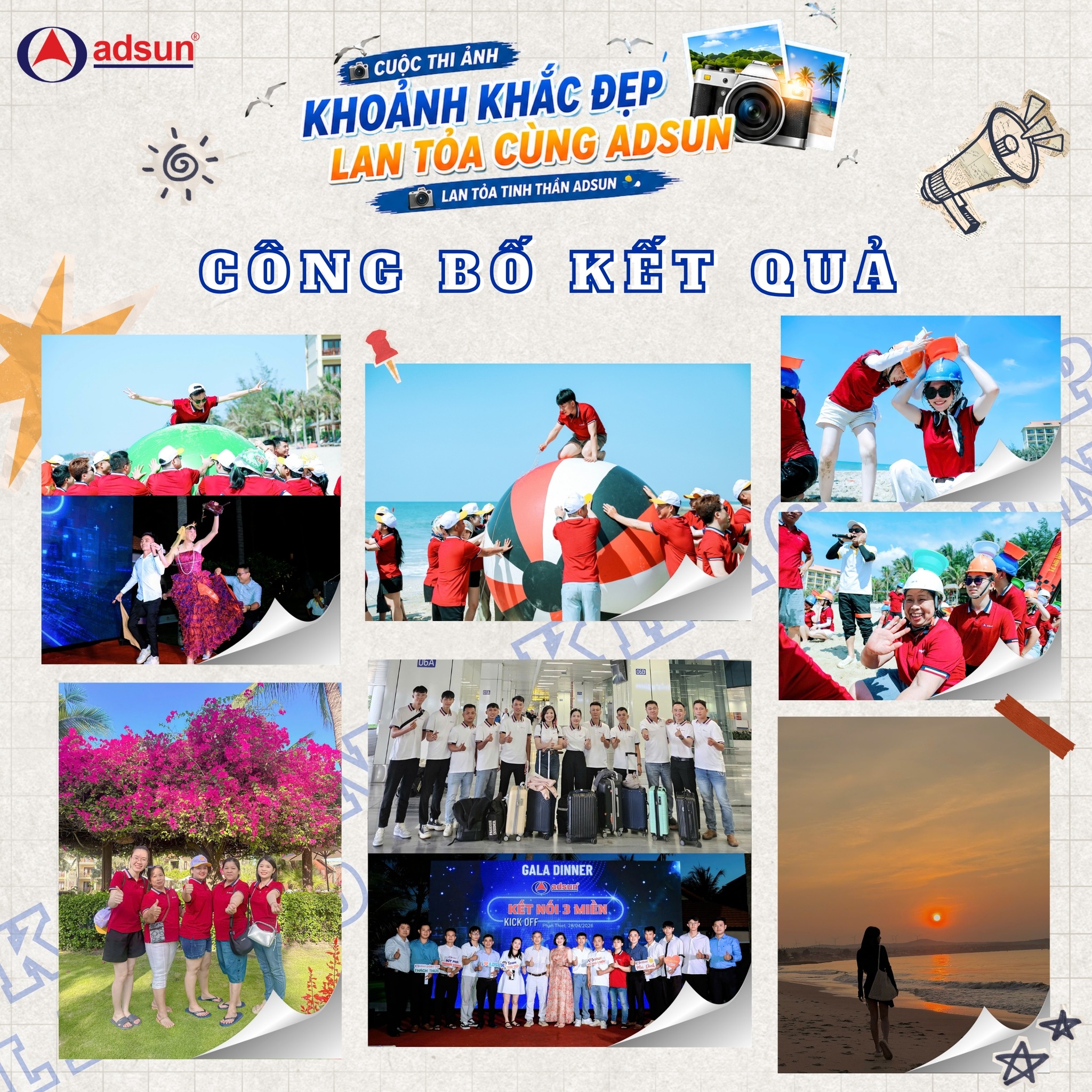 TỔNG KẾT MINI GAME ẢNH: “KHOẢNH KHẮC ĐẸP – LAN TỎA CÙNG ADSUN