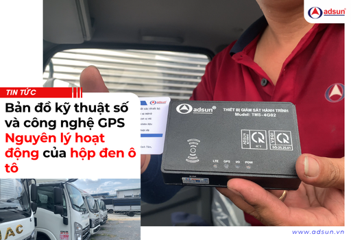 Bản đồ kỹ thuật số và công nghệ GPS nguyên lý hoạt động của hộp đen ô tô