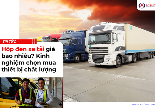 Hộp đen xe tải giá bao nhiêu? Kinh nghiệm chọn mua thiết bị chất lượng