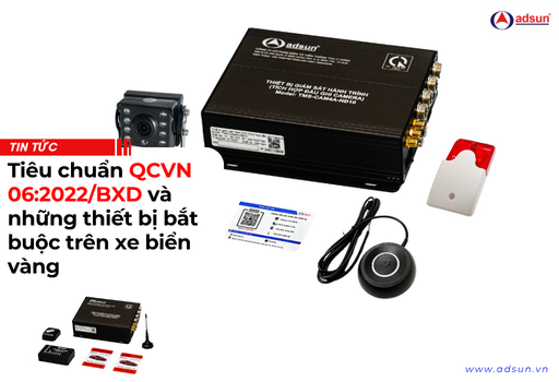 Tiêu chuẩn QCVN 06:2022/BXD và những thiết bị bắt buộc trên xe biển vàng