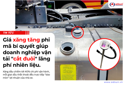 Giá xăng tăng phi mã bí quyết giúp doanh nghiệp vận tải "cắt đuôi" lãng phí nhiên liệu