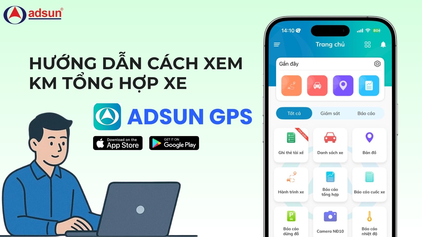 Hướng dẫn cách xem KM(Kilomet) tổng hợp của xe